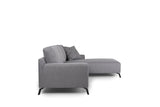 Firazo Grey Corner Sofa Living Room Furniture