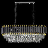 Gold Crystal Vintage Drooping Chandelier