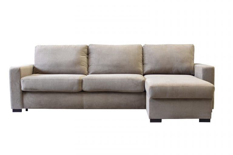 Jersey Corner Sofa Bed With Foam Mattress