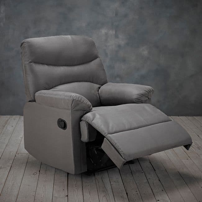 Laze Recliner Armchair Grey