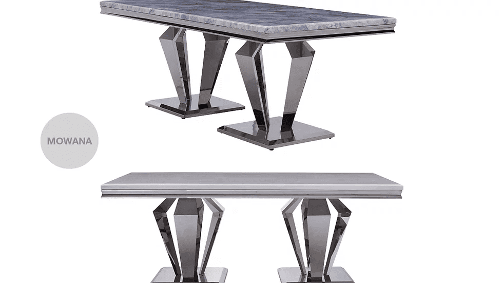 Mowana Dining Table Grey Marble