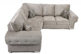 Sector Full Back Large Corner Sofa Mink