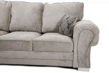 Sector Full Back Large Corner Sofa Mink