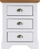 Toledo 3 Drawer Bedside