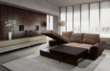 Vianchi Corner Sofa Bed Brown