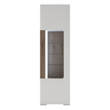 White Gloss Tall Display Unit - Light Up Unit